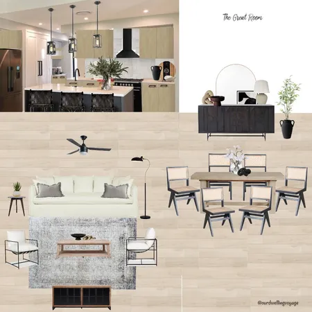 The Great Room Interior Design Mood Board by Casa Macadamia on Style Sourcebook