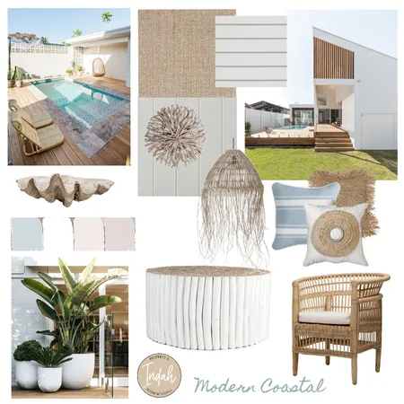 James Hardie - Modern Coastal Interior Design Mood Board by Indah Interior Styling on Style Sourcebook