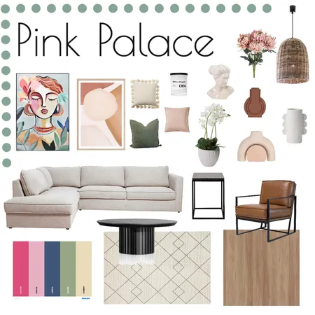 Pink Palace Interior Design Mood Board by Annabel Radutiu on Style Sourcebook