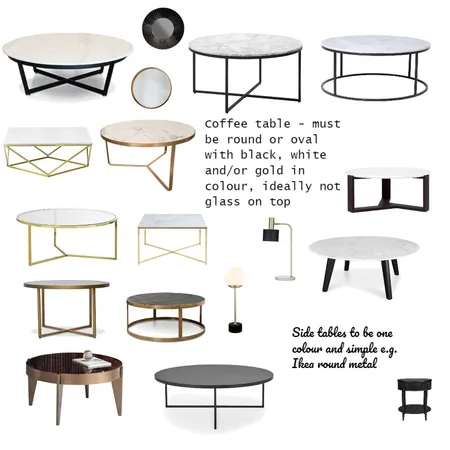 Coffee Tables Interior Design Mood Board by ebonyb on Style Sourcebook