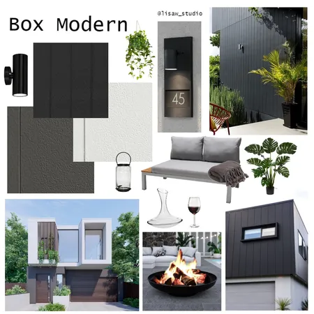 Box Modern Interior Design Mood Board by Lisa Whitelaw on Style Sourcebook