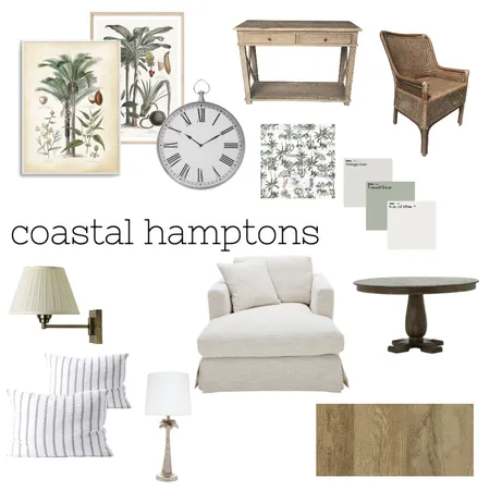 Coastal Hamptons Interior Design Mood Board by Terrena Rowan on Style Sourcebook