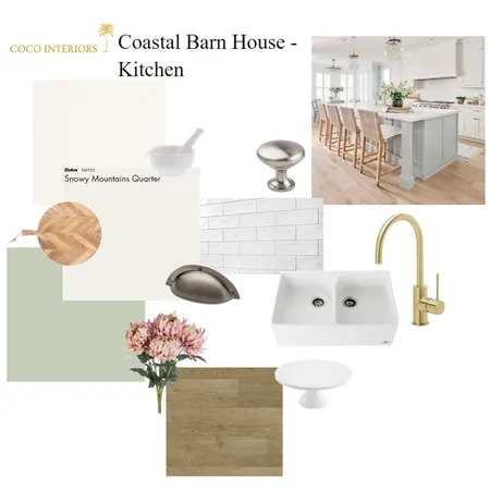 Coastal Barn House Kitchen Interior Design Mood Board by Coco Interiors on Style Sourcebook