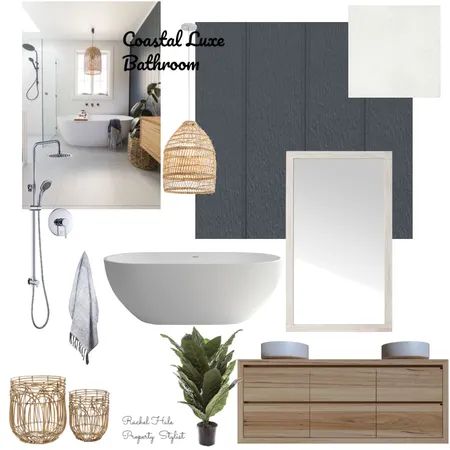Coastal Luxe Bathroom Interior Design Mood Board by Rachel Hale on Style Sourcebook