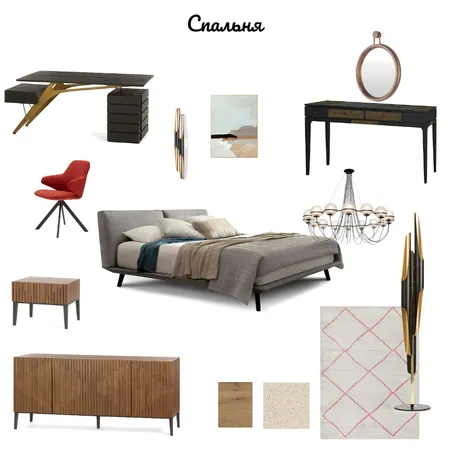 Спальня Interior Design Mood Board by @GNalayeva on Style Sourcebook