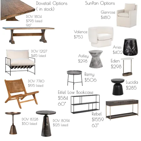 Dovetail/Sunpan Interior Design Mood Board by LC Design Co. on Style Sourcebook