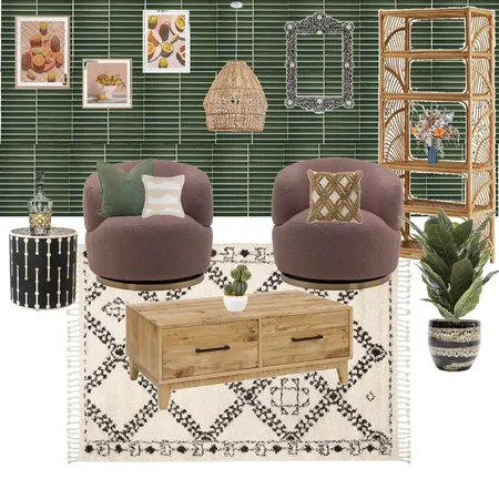 Anthro Jungle Interior Design Mood Board by Maegan Perl Designs on Style Sourcebook