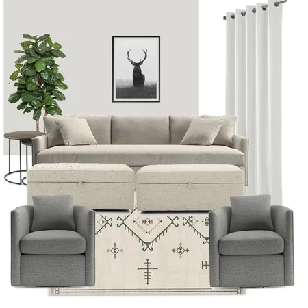 crate & Barrel Living room Interior Design Mood Board by Annalei May Designs on Style Sourcebook