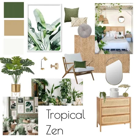 Tropical zen Interior Design Mood Board by Jordyn Picen on Style Sourcebook