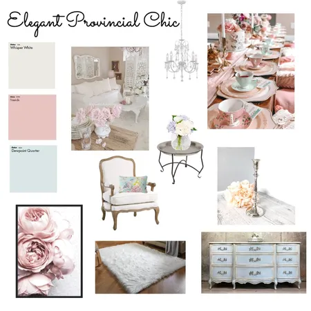 Shabby Chic Interior Design Mood Board by Jordyn Picen on Style Sourcebook