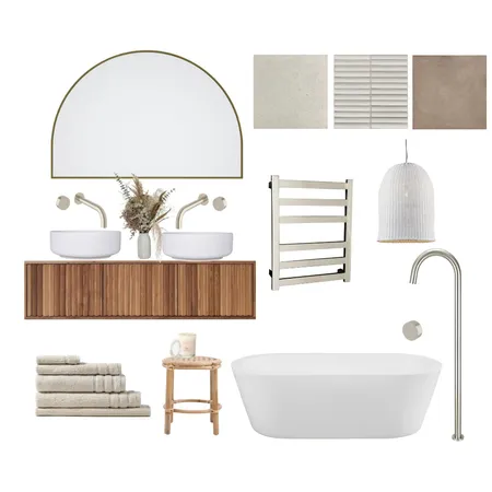 Calm Bathroom Interior Design Mood Board by styledby_madeleine on Style Sourcebook