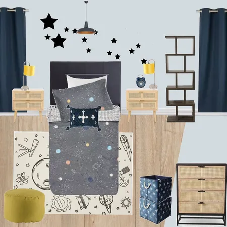 BC 2 - BOYS - ASTRONAUT Interior Design Mood Board by Taryn on Style Sourcebook