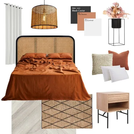 Fall inspired Bedroom Interior Design Mood Board by PAX Interior Design on Style Sourcebook