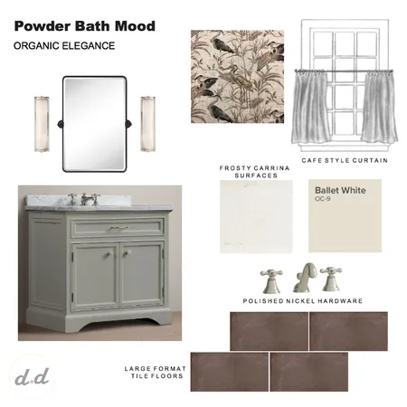 K&M F Powder Room MOOD Interior Design Mood Board by dieci.design on Style Sourcebook