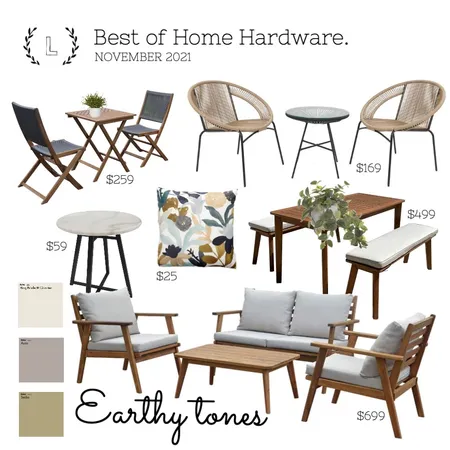 Home Hardware Interior Design Mood Board by Little Gardens on Style Sourcebook