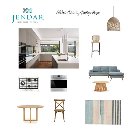 Lounge/Dining/Kitchen Inspo Interior Design Mood Board by Jendar Interior Design on Style Sourcebook