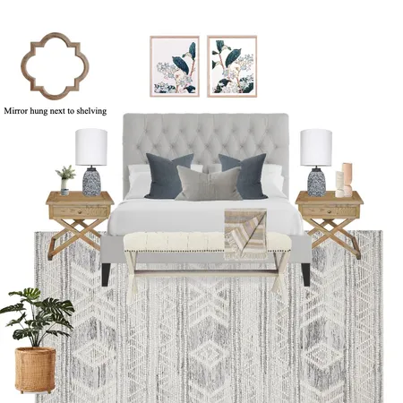 Flinders - Third Bedroom Interior Design Mood Board by Sophie Scarlett Design on Style Sourcebook