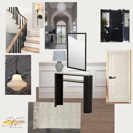 Jonathon Zannis Hallway Interior Design Mood Board by EF ZIN Interiors on Style Sourcebook