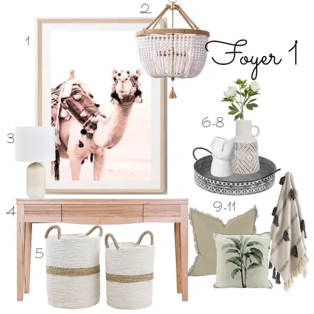 Foyer option 1 Interior Design Mood Board by DesignbyFussy on Style Sourcebook