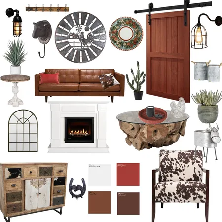 Rustic Farm House Interior Design Mood Board by kendallheller on Style Sourcebook