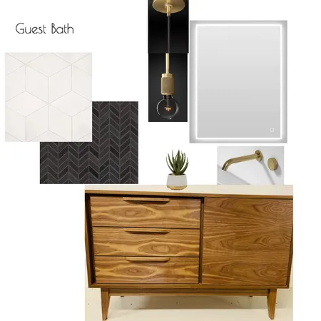 Guest Bath 1 Interior Design Mood Board by mahrich on Style Sourcebook