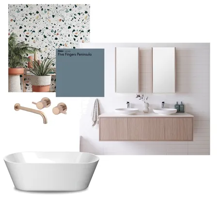 Terrazzo Bath Interior Design Mood Board by Shab2Fab on Style Sourcebook