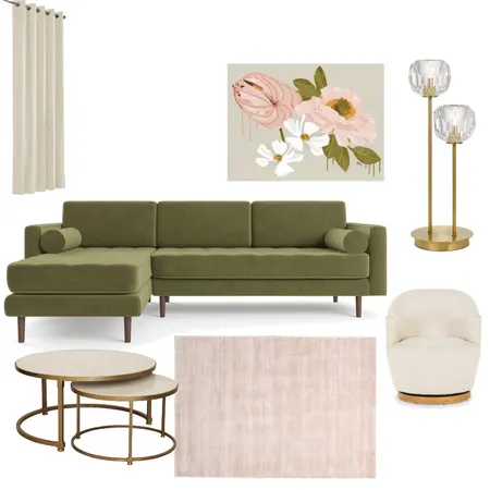 Module 9 Living room Interior Design Mood Board by Sophie Mayall on Style Sourcebook