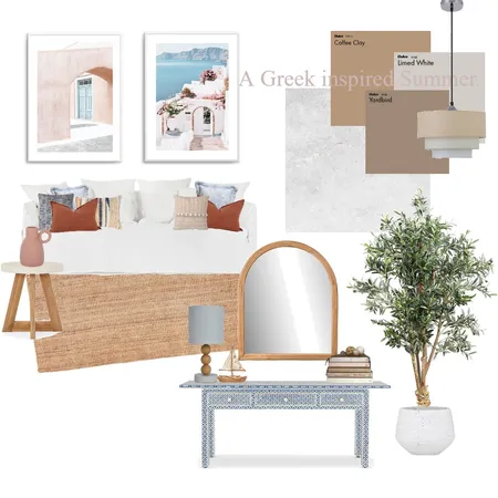 Greek Summer Interior Design Mood Board by tslashla on Style Sourcebook