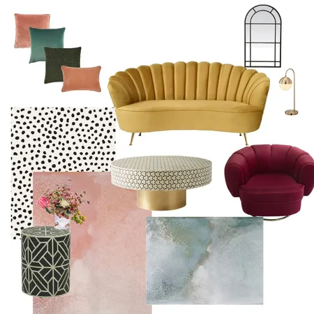 Ice Cream & Velvet Interior Design Mood Board by Fe Style NZ on Style Sourcebook