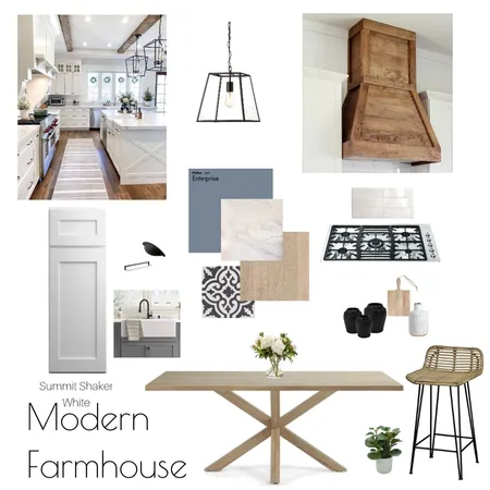 Module 3 Modern Farmhouse Interior Design Mood Board by Jillianmelle on Style Sourcebook