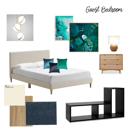 Guest-Bedroom Interior Design Mood Board by NataMosk on Style Sourcebook