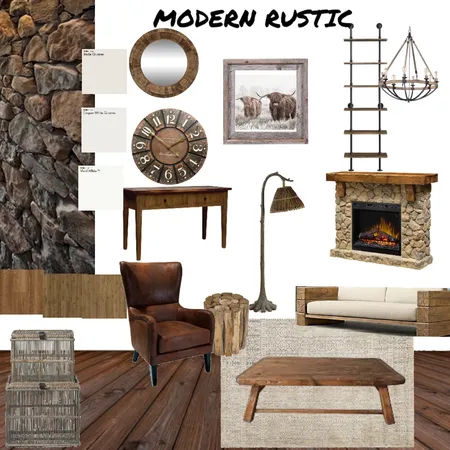 rustic Interior Design Mood Board by feeqa on Style Sourcebook