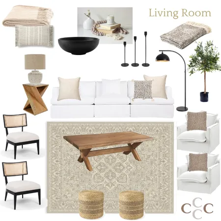 Kirby - Living Room Option 2 Interior Design Mood Board by Sarah Beairsto on Style Sourcebook