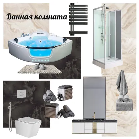 Ванная комната Interior Design Mood Board by Akula_russ on Style Sourcebook