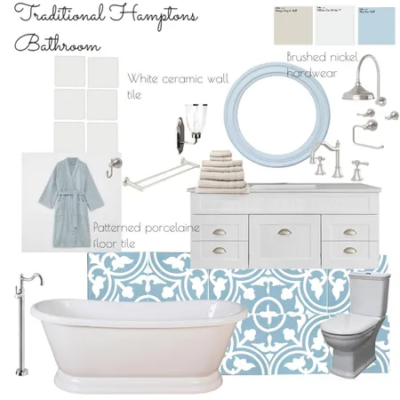 Traditional Hamptons Bathroom Board Interior Design Mood Board by christina_helene designs on Style Sourcebook