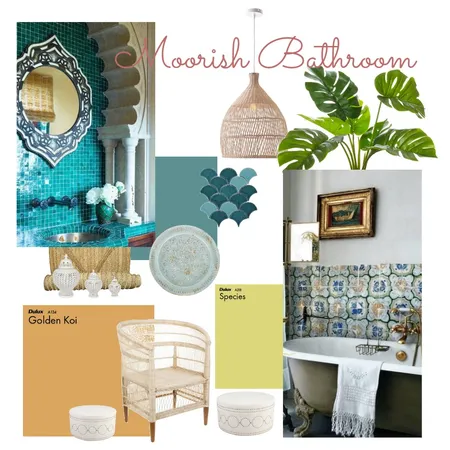 Sevillian Bathroom Interior Design Mood Board by Ssolomon on Style Sourcebook