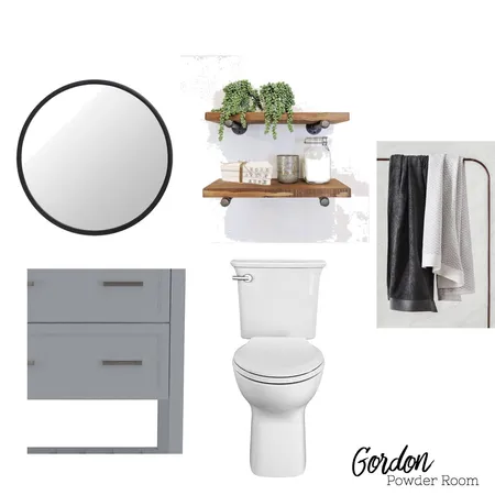 Gordon Powder Room Interior Design Mood Board by Klee on Style Sourcebook