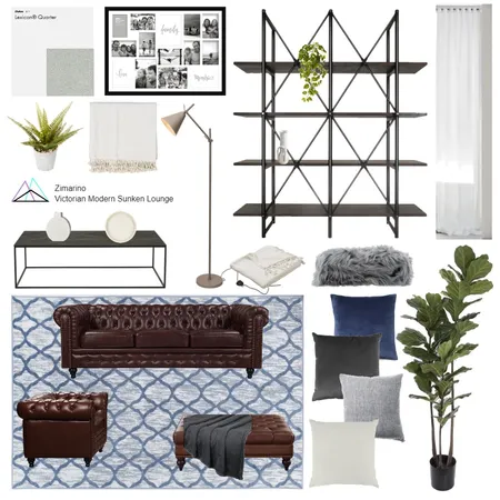 Zimarino lounge Interior Design Mood Board by Invelope on Style Sourcebook