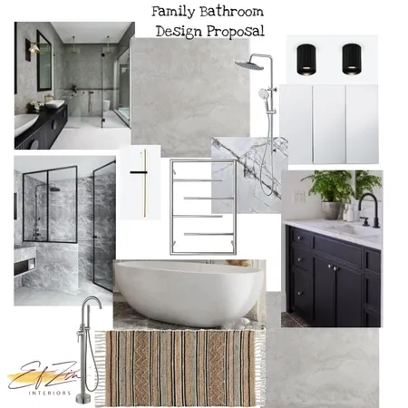 DeGennaro Family bathroom Interior Design Mood Board by EF ZIN Interiors on Style Sourcebook