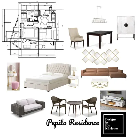 Pepito Residence Interior Design Mood Board by KB Design Studio on Style Sourcebook