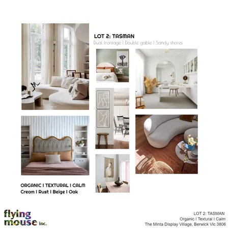 Lot 2: Tasman I Organic I Cream I Rust Interior Design Mood Board by Flyingmouse inc on Style Sourcebook