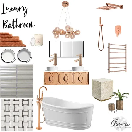 Rose Gold Bathroom Interior Design Mood Board by 2nd Charnce Interior Designs on Style Sourcebook