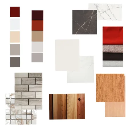 Modern Contemporary Swatch Board Interior Design Mood Board by Alvin Biene on Style Sourcebook