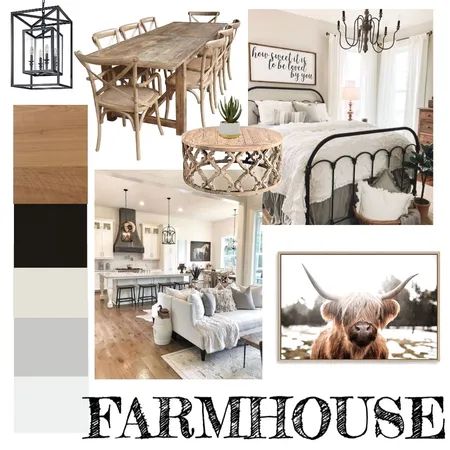 Farmhouse Interior Design Mood Board by bekbatham on Style Sourcebook