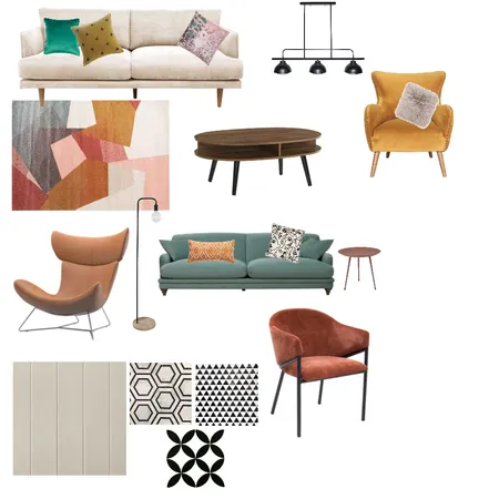 Retro Interior Design Mood Board by Enara on Style Sourcebook