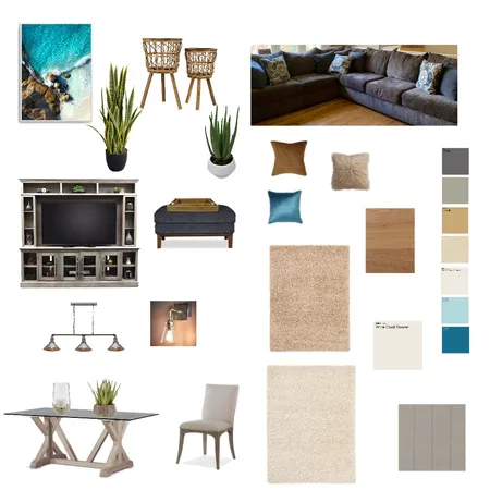 MODERN RUSTIC Interior Design Mood Board by Sandra R Design Elements on Style Sourcebook