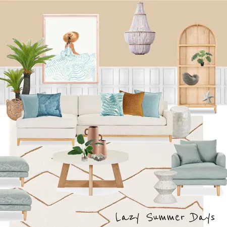 Lazy Summer Days Interior Design Mood Board by Vicki Doidge Designs on Style Sourcebook