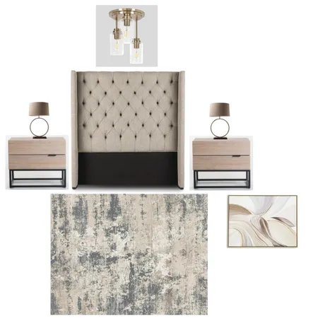 Main Bed Interior Design Mood Board by Nuwach Interiors on Style Sourcebook