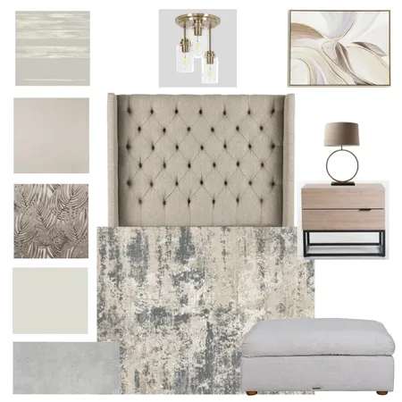 Main Bed Interior Design Mood Board by Nuwach Interiors on Style Sourcebook