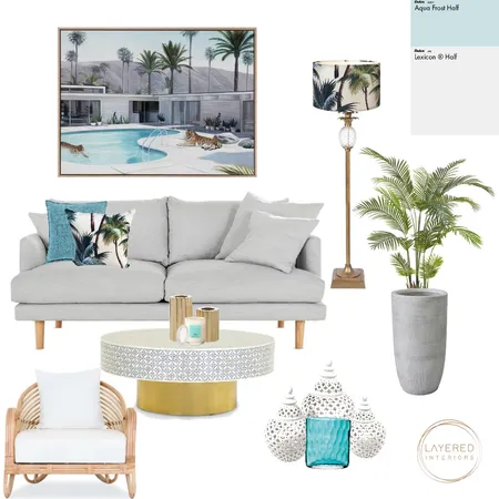 Summer Living Room Interior Design Mood Board by Layered Interiors on Style Sourcebook